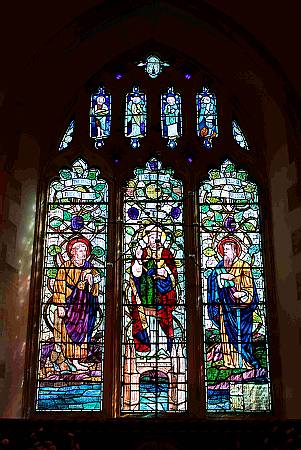 Beaford - Detail of Stained Glass